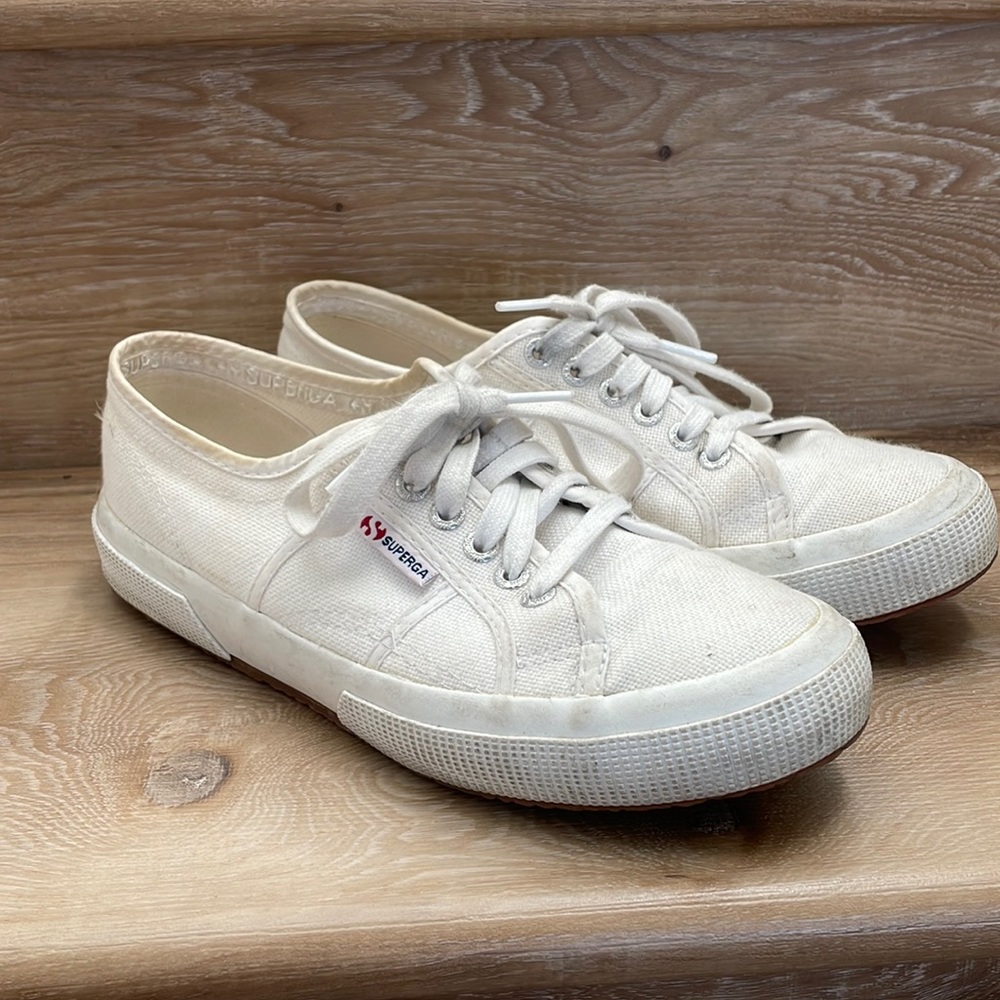 COPY - White canvas Superga sneakers